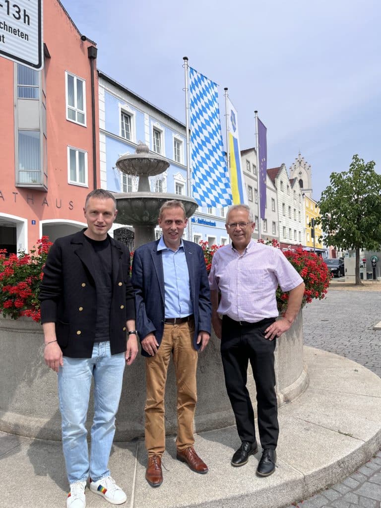 Antrittsbesuch in Aidenbach: MdB Hans Koller zu Gast bei Bürgermeister Robert Grabler
