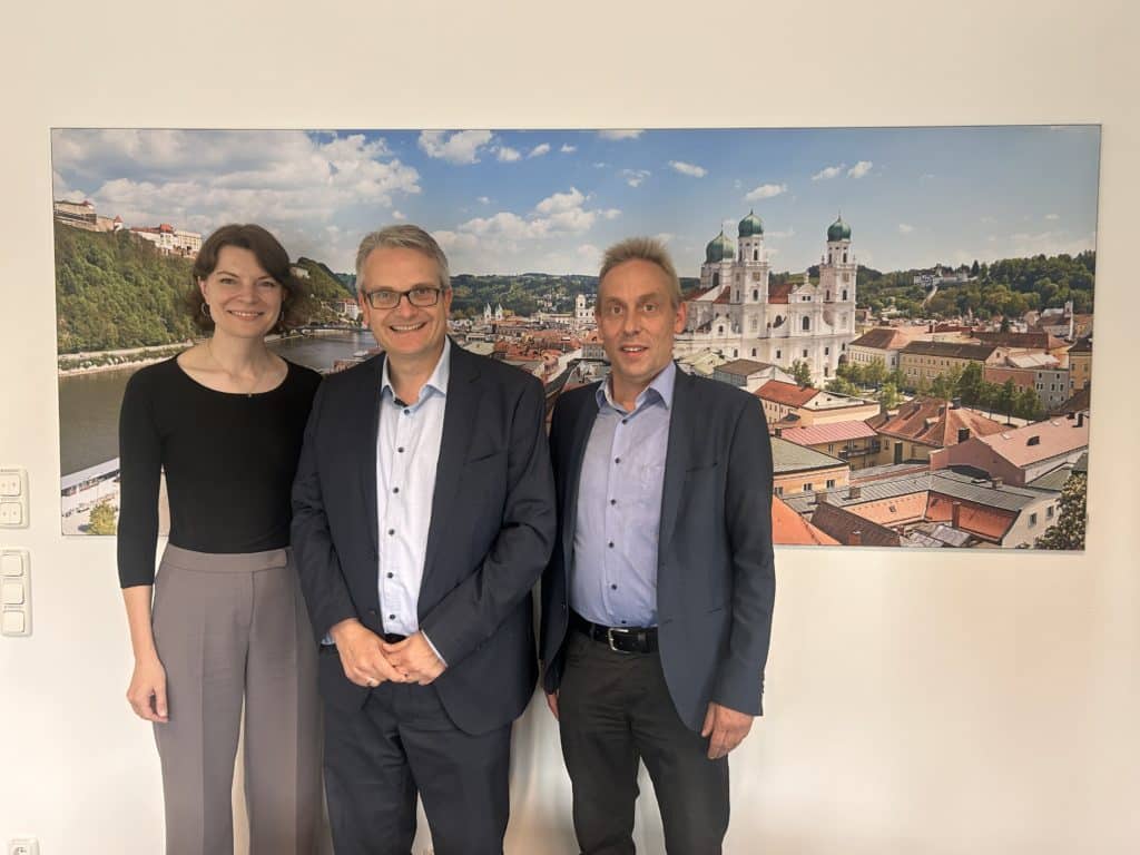 Bundestagsabgeordnete Zeulner und Koller zu Besuch beiKlinikum-Werkleiter Dr. Otto