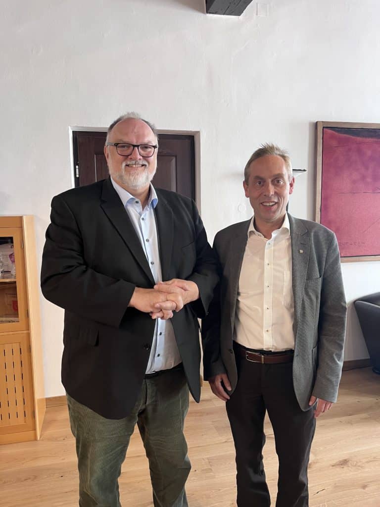 Koller (CSU) besucht Dupper (SPD) – Zusammenarbeit für die Zukunft von Passau