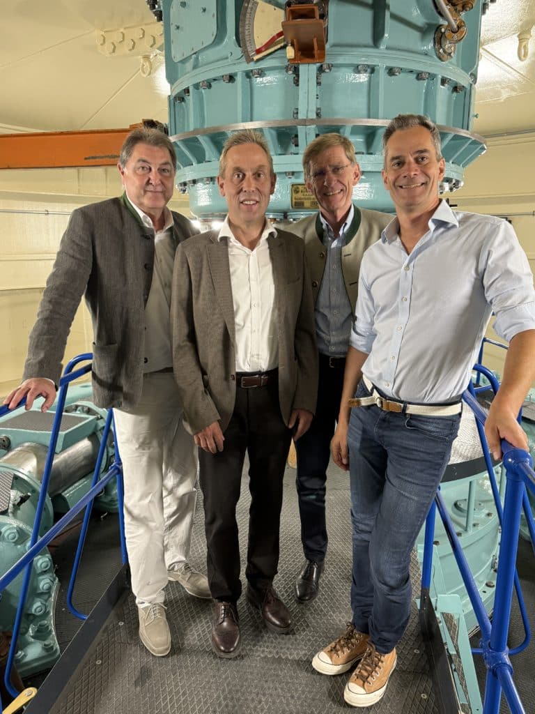 MdB Hans Koller informiert sich über Wasserkraft und Pumpspeicherprojekt Riedl