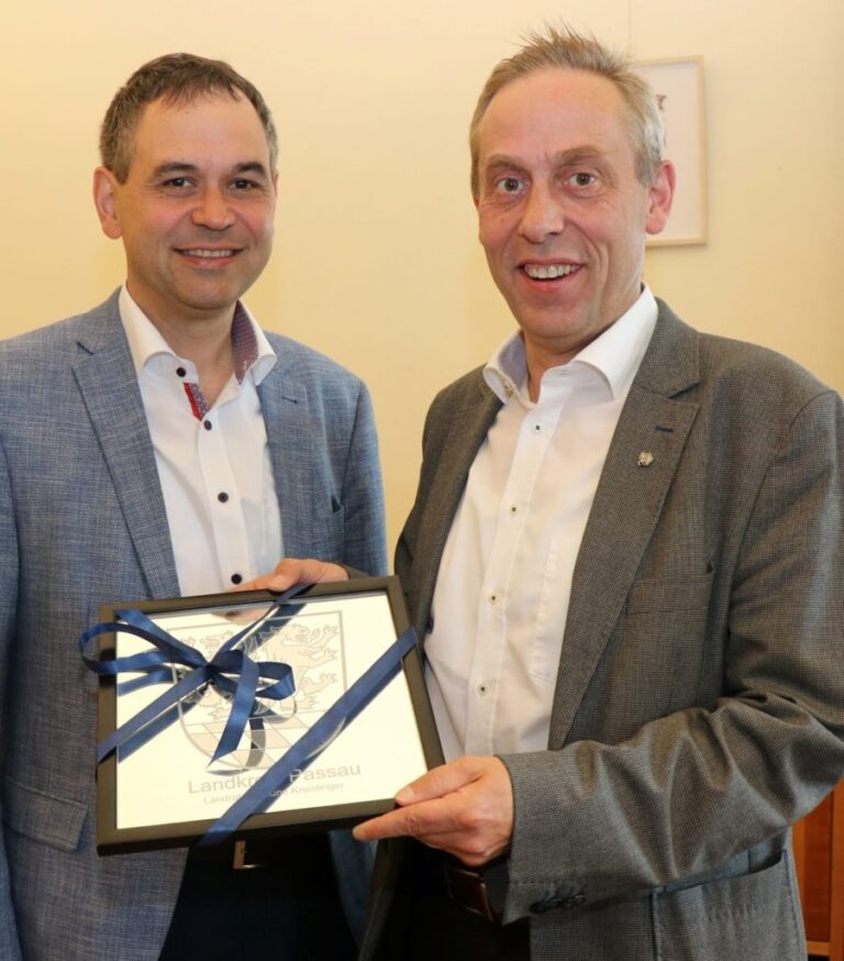 In neuer Funktion als MdB: Hans Koller spricht mit Landrat über wichtige Landkreis-Themen