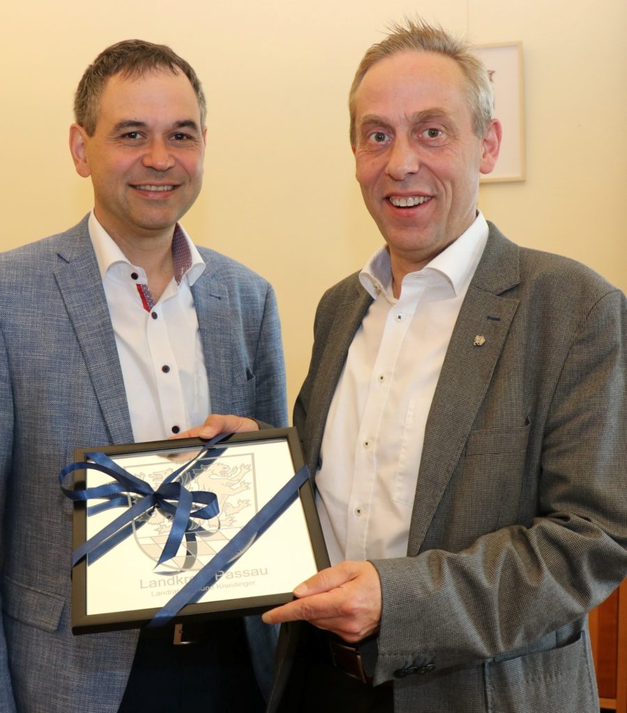 In neuer Funktion als MdB: Hans Koller spricht mit Landrat über wichtige Landkreis-Themen